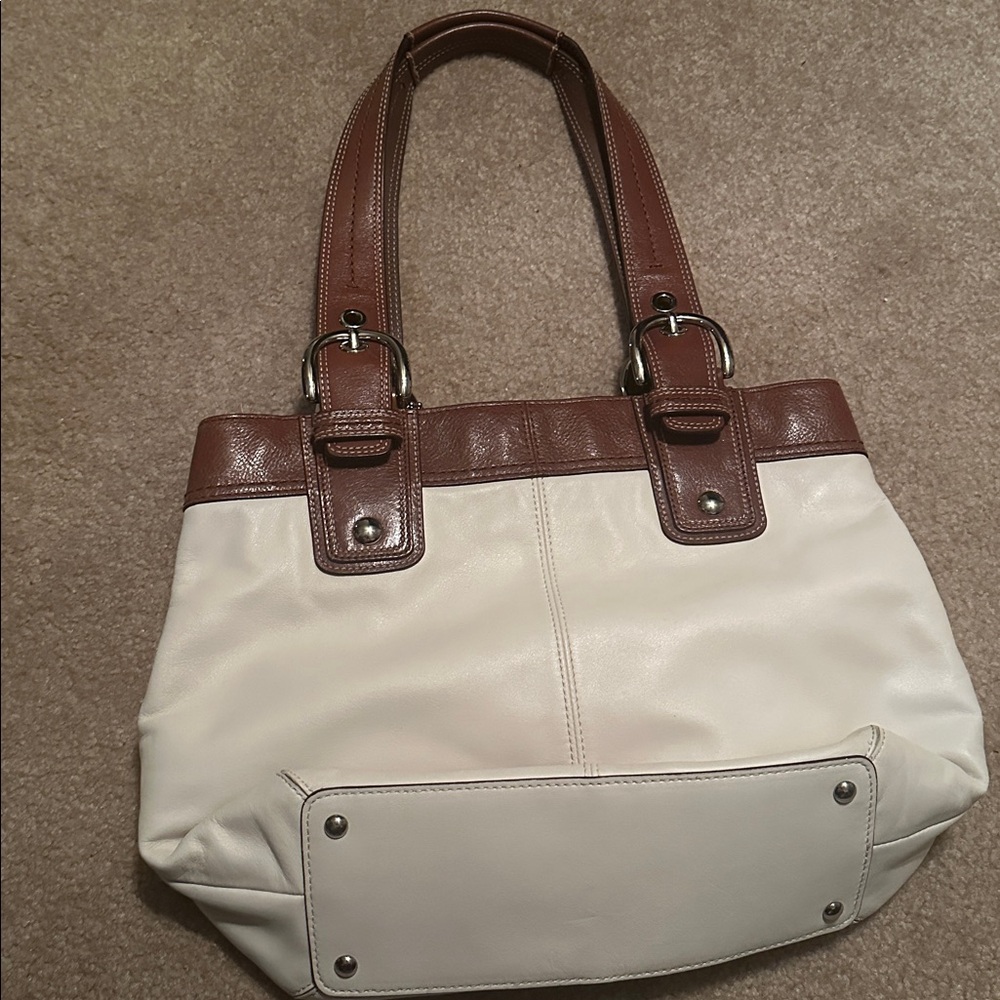 Vintage Coach Leather Purse Bag - Picture 7 of 11